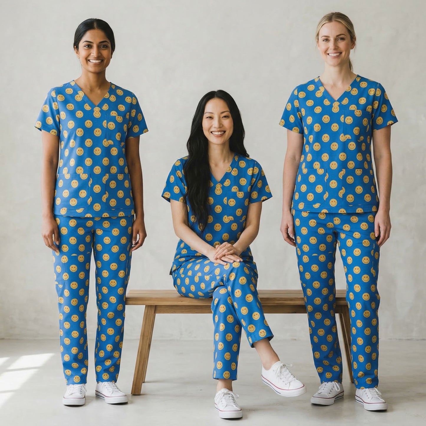 Happy Smiley - Special scrub for Healthcare Angels