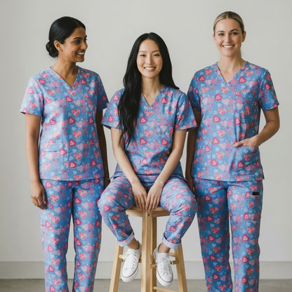 Vibrant Hearts - Special scrub for Healthcare Angels