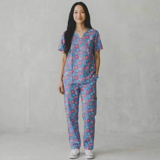 Vibrant Hearts - Special scrub for Healthcare Angels